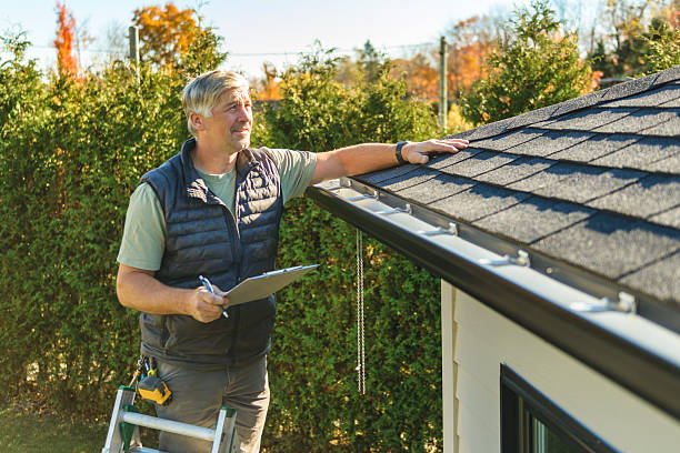Professional Roof Replacement technician working in Fiskeville, RI
